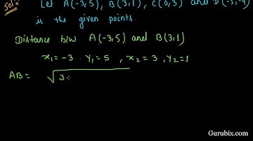 Hindi : Ex 7.1 : Q.6(ii) : Name the type of quadrilateral formed, if... Ch 7 | Math for Class X CBSE