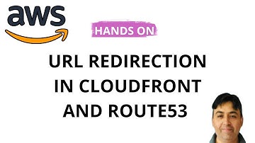 URL Redirection in Cloudfront and Route53