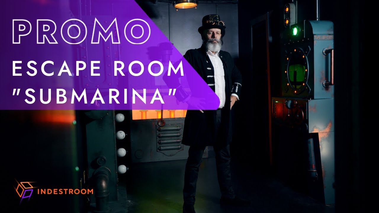 TURNKEY ESCAPE ROOM FOR SALE - STEAMPUNK SUBMARINE