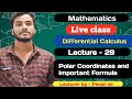 B.sc 1st sem Differential Calculus / Basic Concept of Polar Coordinates and Important Formula