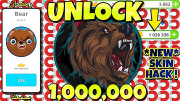 FASTEST MACRO BEAR ⚡️🐻 *NEW* ANIMATED SKIN UNLOCK (AGAR.IO MOBILE) كيف تسوي سكن لفل ٣ 🧲