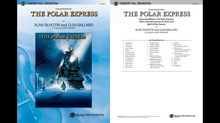 Concert Suite from The Polar Express, arr. Jerry Brubaker  Score & Sound