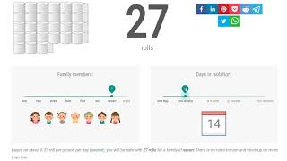 Toilet Paper calculator - how much toilet paper do you really need? screenshot 3