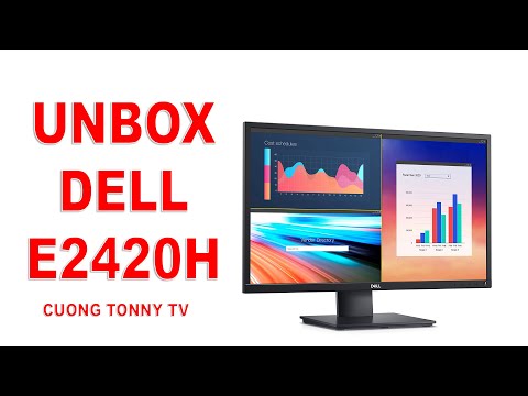 UNBOX DELL E2420H LÀM PHOTOSHOP TỐT GÓC NHÌN NGON GIÁ RẺ!