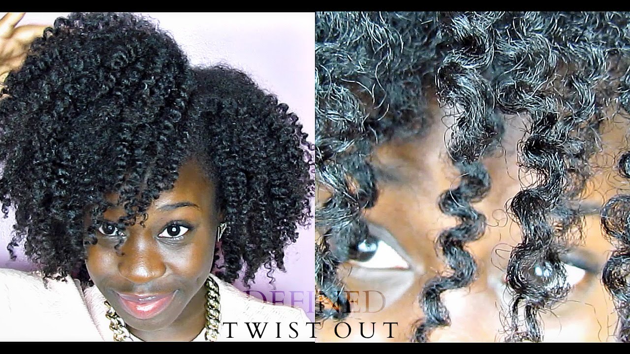 The Defined Twist Out on Natural Hair - YouTube