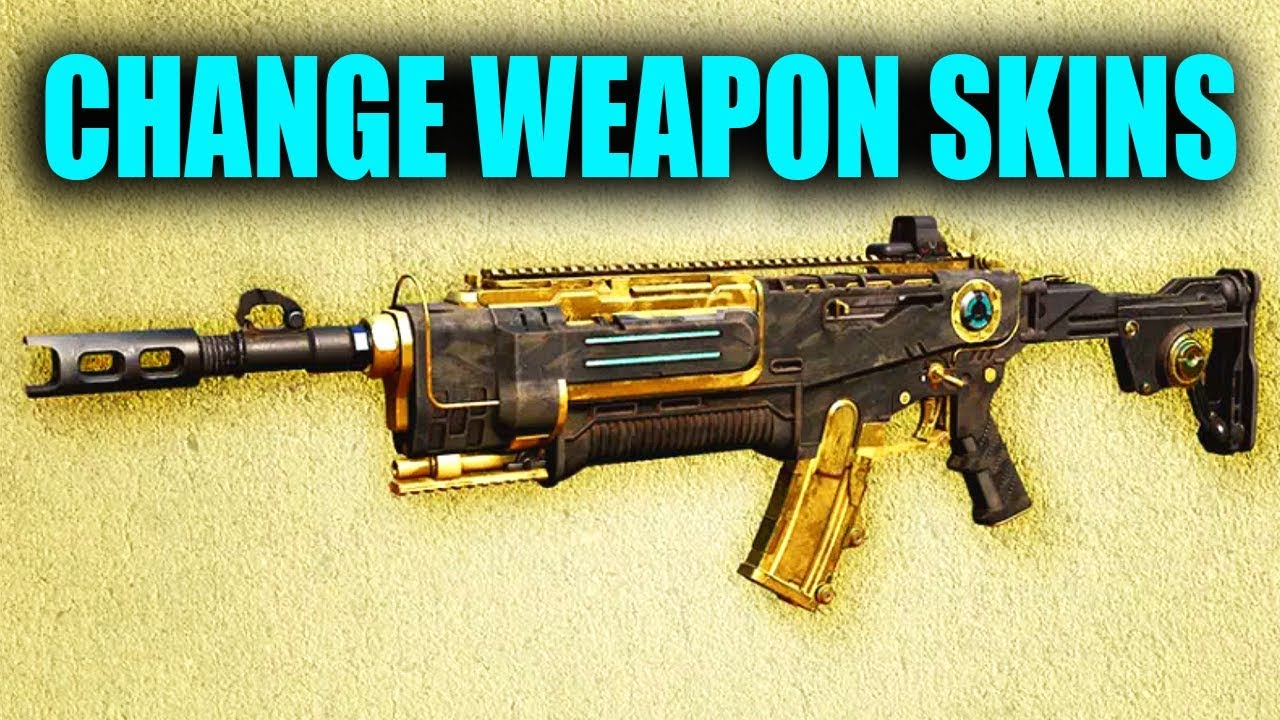 RAGE 2 How to Change Weapon Skins - GOLD GUNS SKINS - YouTube