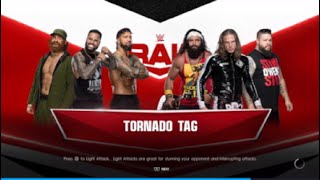 WWE 2K22 | THE BLOODLINE (USOS)  vs ELIAS & RIDDLE &  KEVIN OWENS
