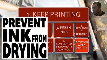 How To Prevent Waterbased Inks From Drying In Screen During Printing