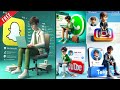 How to create 3d ai social media boy image trending social media profile name photo editing2024