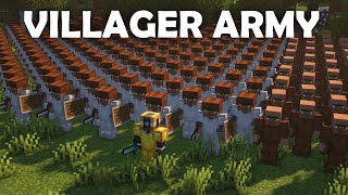 This Mod Adds a VILLAGER ARMY to Minecraft