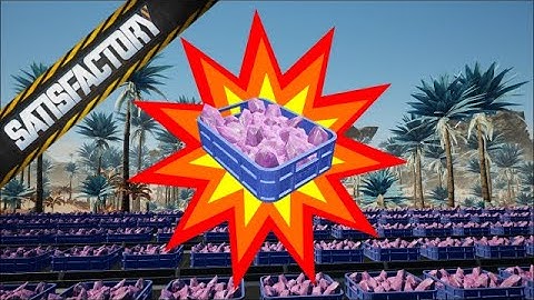 How to craft Quartz Crystal | Satisfactory