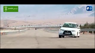 DENA Turbo+   Electronic Stability Control (ESC) Test.  Iran-Khodro