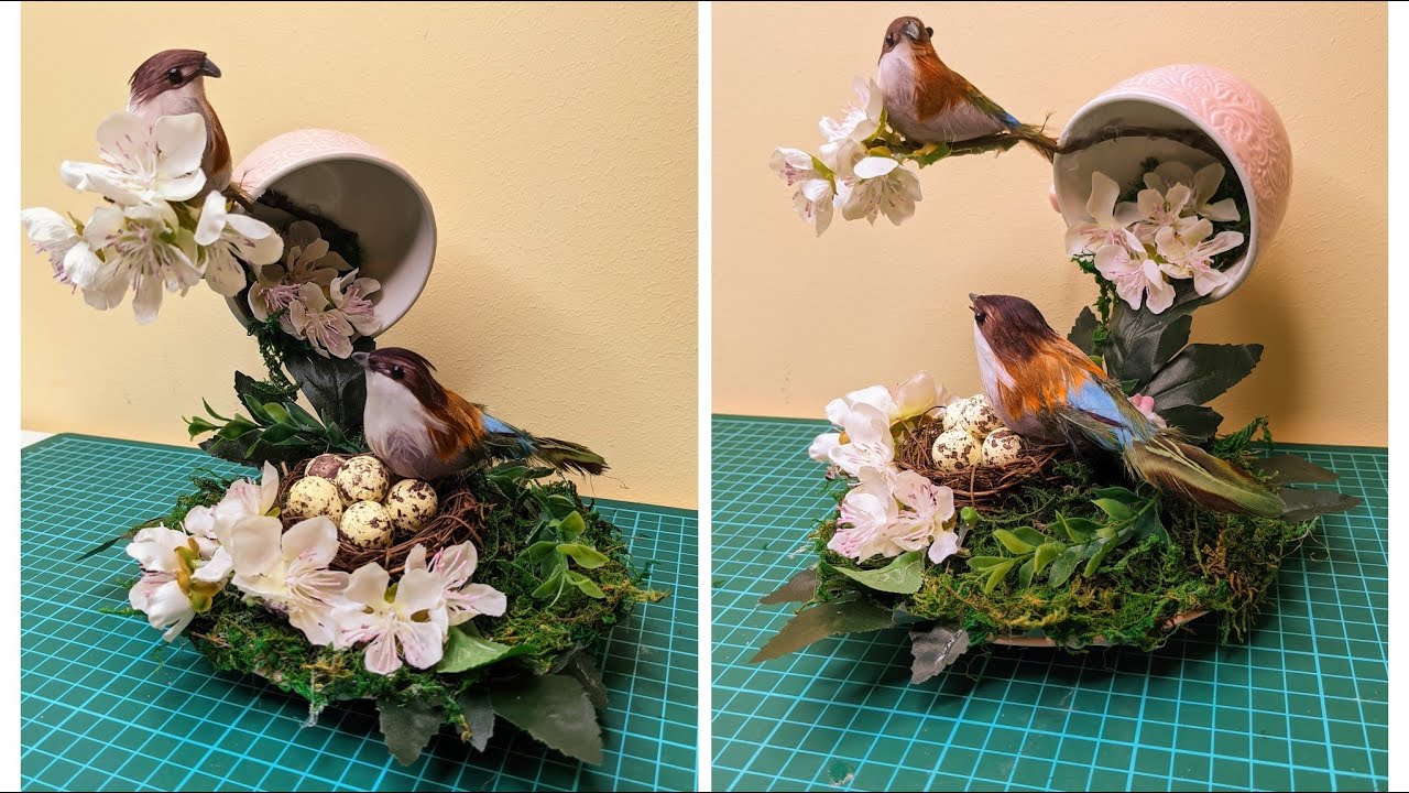 How to make a floating teacup decor (Spring 2021 inspiration)