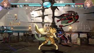 Katalina Air Counter Hit Combo (Mid-Screen) - GRANBLUE FANTASY VERSUS