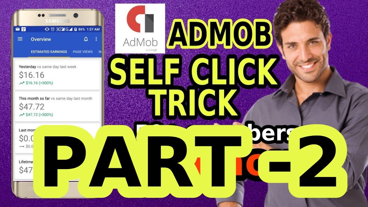 Admob self click 2019 | auto impression app | self click trick