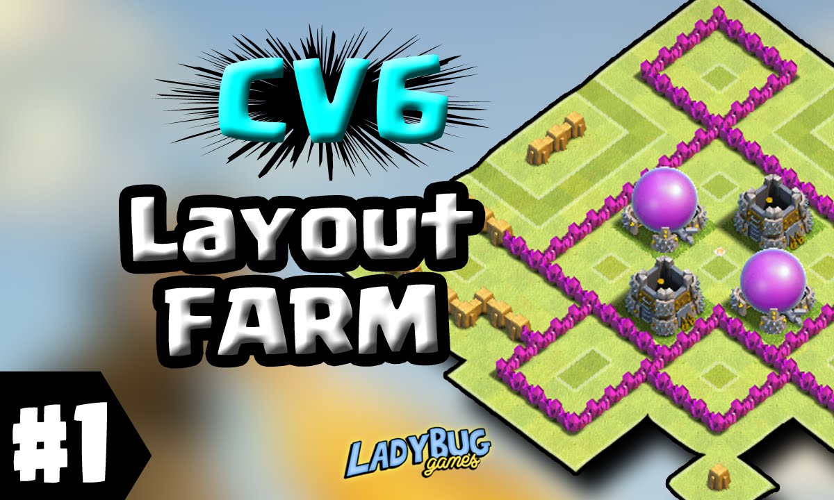 CV6 LAYOUT DE FARM [TH6 FARMING BASE] ▬ COC