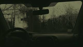 you fell asleep in the car while it's raining