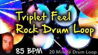 Fuel Up with 20 Minutes of Salami Lollypop - Triplet Feel Rock Beat @ 85 BPM