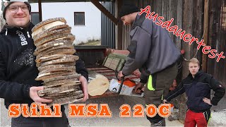 Was kann die Akkusäge?! | Stihl MSA 220C & Stihl AP300s | HBNB-Motorsägen