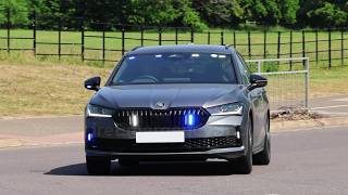 Awesome Unmarked Vehicle Responding with Rumbler Sirens | Cambridgeshire Constabulary