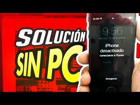 iPHONE DESACTIVADO CONECTARSE A iTUNES SIN PC SIN COMPUTADORA SIN ORDENADOR