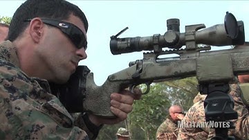 USMC Scout Sniper Combat Marksmanship - M40A5 Sniper Rifle