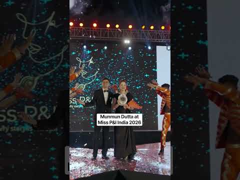 Munmun Dutta aka Babita Ji graced the Grand Finale of Miss P&I India 2026 in Ahmedabad. #missindia