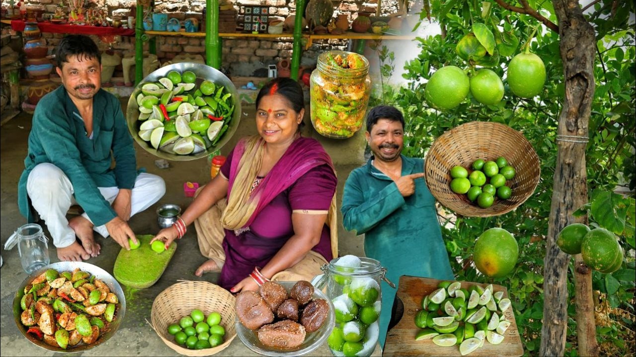 बिना धूप बिना तेल नीबू का अचार जो चलेगा सौ साल-Nimbu ka Achar Recipe- Nimbu ka Achar in hindi-Neebu
