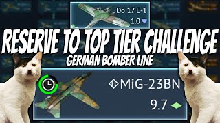 Playing The Entire German Bomber Line  Reserve To Top Tier