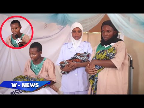 MWANAMKE WA MIAKA 26 AJIFUNGUA MAPACHA WANNE KWA MPIGO JUMLA ANA WATOTO 7 AELEZA 