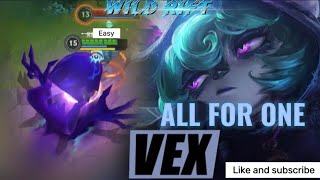VEX VS LiLLiA - ALL FOR ONE / ONE HIT / LEAGUE OF LEGENDS : WILD RIFT