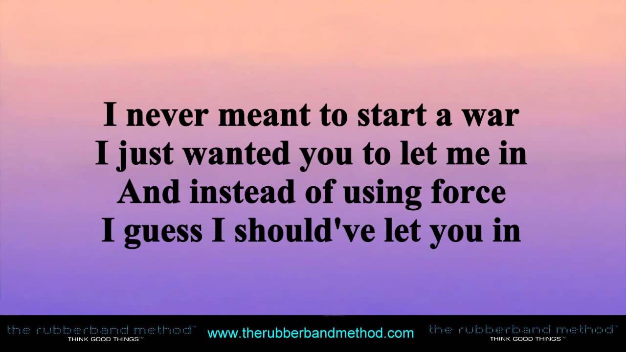 Miley Cyrus Wrecking Ball Lyrics & Audio (the rubberband method