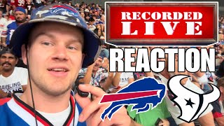 LIVE Buffalo Bills fan REACTION to THRILLING Week 1 victory at Houston Texans
