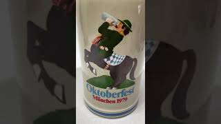 1979 Oktoberfest Munchen 1L Rastal Jahreskruge German Beer Stein