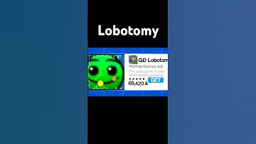 Lobotomy adds be like in Geometry dash 🐸 #geometrydash #shorts