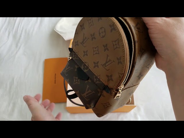 Louis Vuitton Unboxing PALM SPRING MINI Reverse Monogram first impressions  and thoughts 