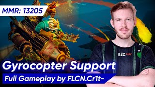 CR1T GYROCOPTER SOFT SUPPORT 7.37d | Dota 2 Pro Gameplay screenshot 5