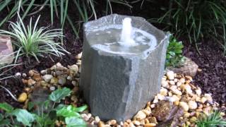 Just a short video of my newly installed fountain we got from Costco. It has a twelve gallon reservoir under the rocks that is where the 