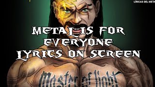 FREEDOM CALL - METAL IS FOR EVERYONE (LYRICS ON SCREEN)