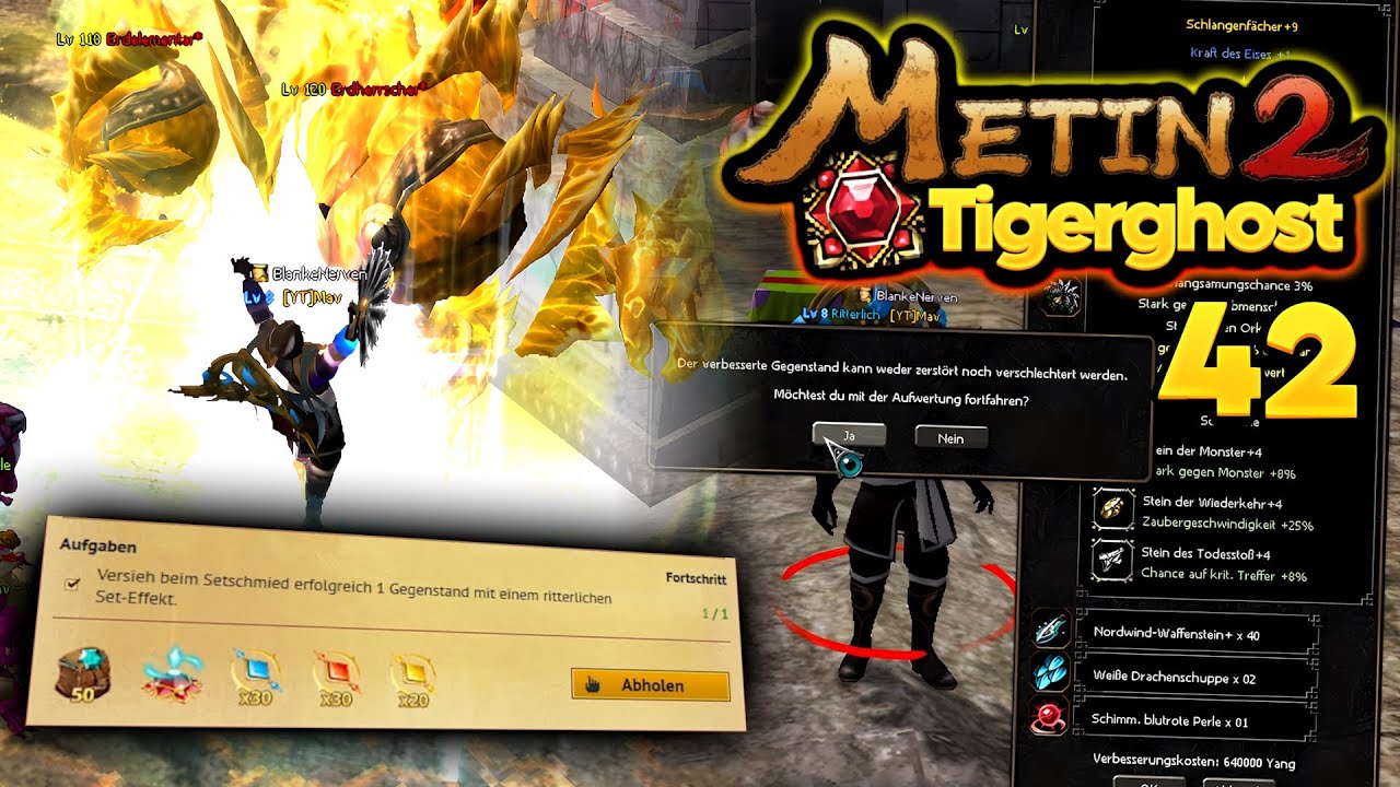 Metin2 Tigerghost [42] - Fürstl. Set-Effekte & Schlangenfächer+9?