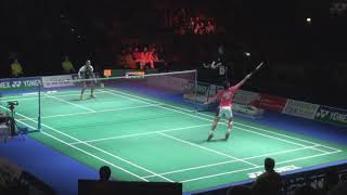 Lin Dan INCREDIBLE smash & speed at German Open against Simon Santoso