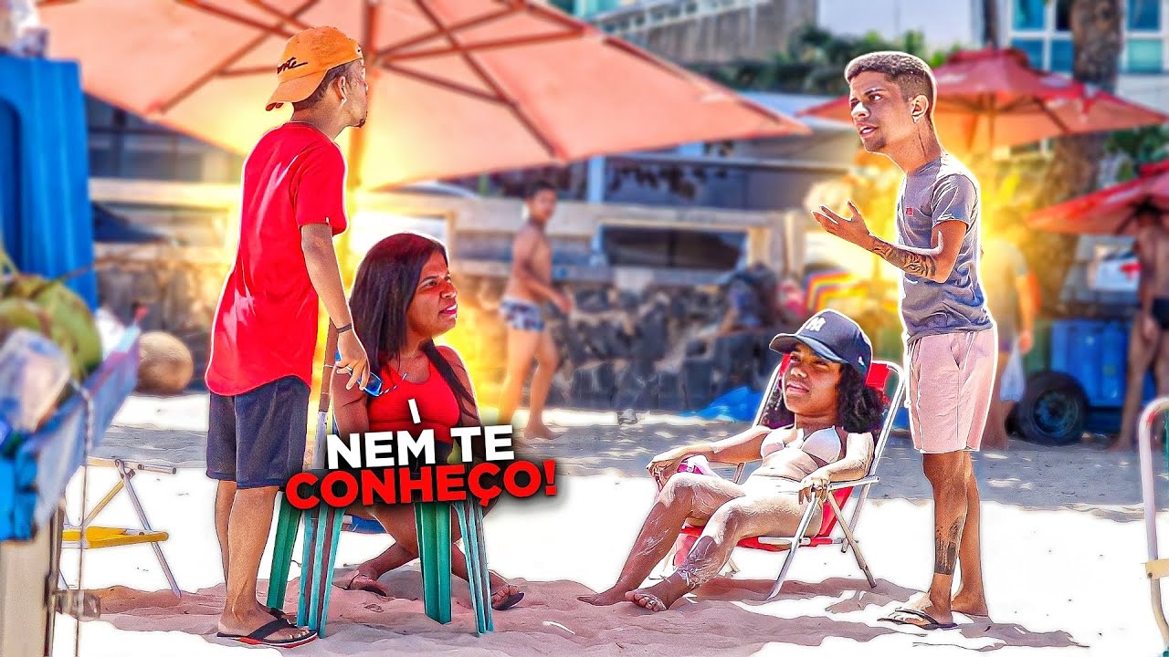 DANDO ENCIMA DA NAMORADA DE ESTRANHOS 2 - pegadinha