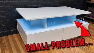 Details DWVO LED Coffee Table with 4 Storage Drawers - Review Update