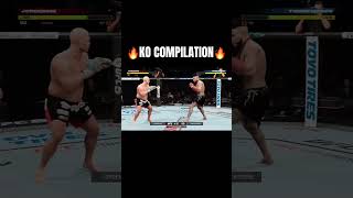 UFC 5 HEAVYWEIGHT ONLINE CAREER KO COMPILATION #ufc5 #UFC #edit #fyp #foryou #ko #philmitchell