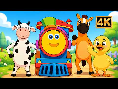 Animal Sounds Song | Learn Animals And Their Sounds | Animated Cartoon for Kids