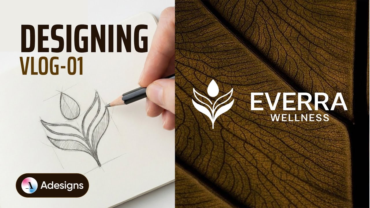 Designing a Wellness Brand Logo | Design Process Ep. 1