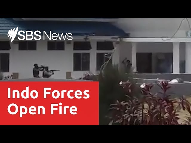 Exclusive: Footage shows Indonesian forces opening fire on Papuan protesters class=