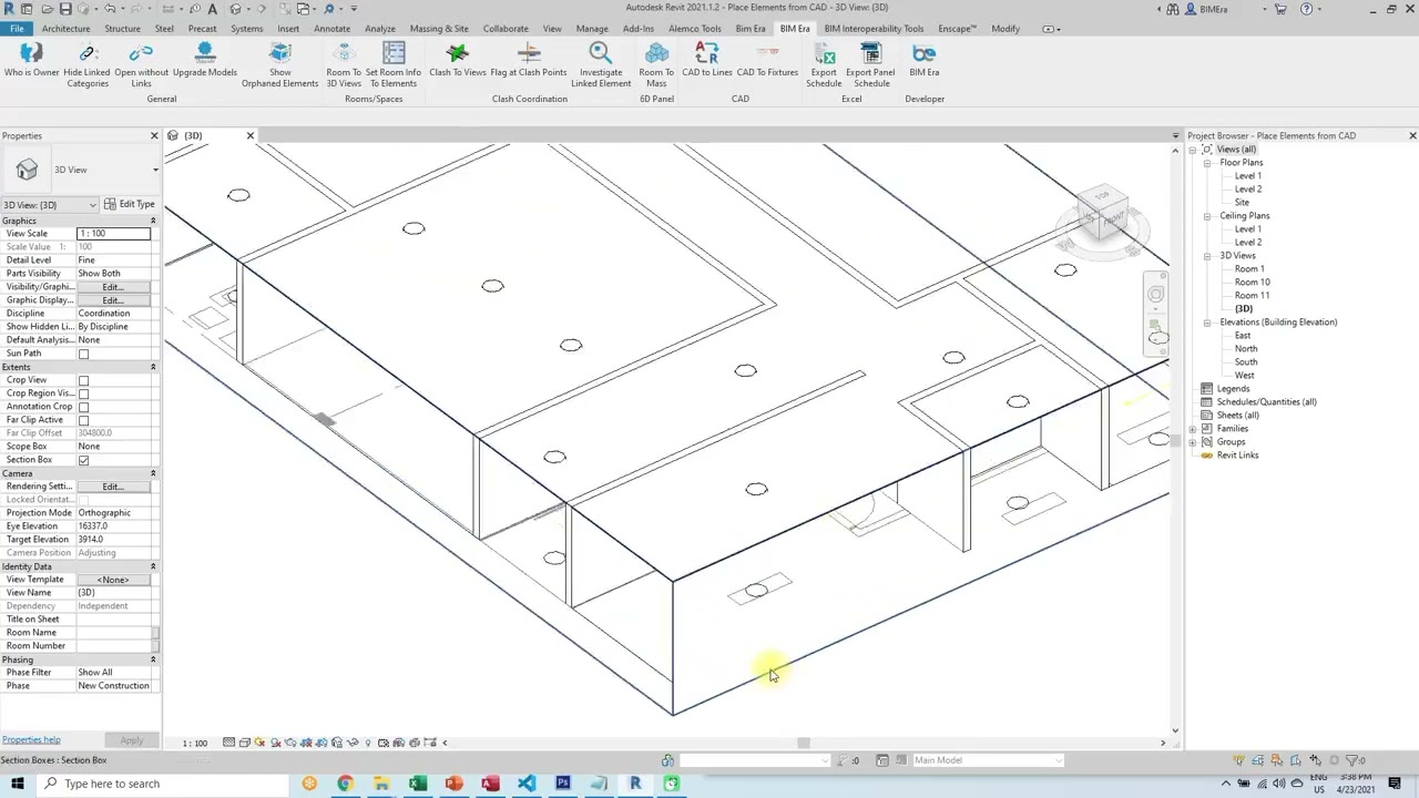 CAD to Revit Fixtures - BIMEra Add-ins