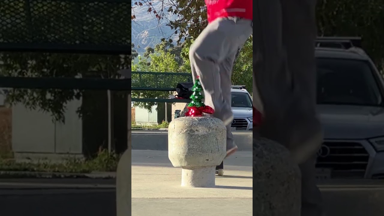 Big Ollie Over a Tree!!!! 🎄
