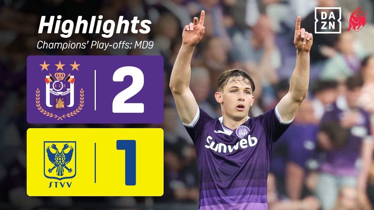 Le RSC Anderlecht décroche la 4️⃣ème place ! 📊 | RSC Anderlecht - STVV
